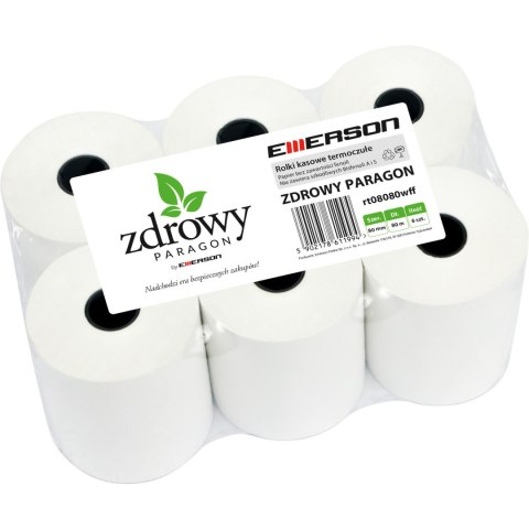 ROLKI TERMICZNE 80X80M 6SZT. EMERSON RT08080WKFF ZDROWY PARAGON ROLKI TERMICZNE 80X80M 6SZT. EMERSON RT08080WKFF ZDROWY PARAGON