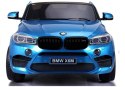 AUTO NA AKUMULATOR BMW X6M NIEBIESKIE LAKIEROWANE