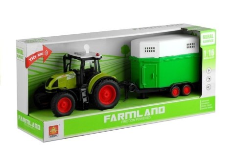 TRAKTOR Z PRZYCZEPĄ KONNĄ NAPĘD DŹWIĘK 1:16 TRAKTOR Z PRZYCZEPĄ KONNĄ NAPĘD DŹWIĘK 1:16