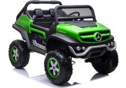 AUTO NA AKUMULATOR MERCEDES UNIMOG ZIELONY