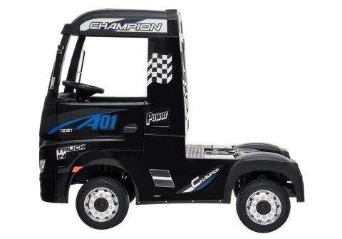 AUTO NA AKUMULATOR MERCEDES ACTROS CZARNY AUTO NA AKUMULATOR MERCEDES ACTROS CZARNY