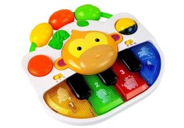 PIANINKO Z MAŁPKĄ DLA NIEMOWLAKA DŹWIĘK ŚWIATŁA
