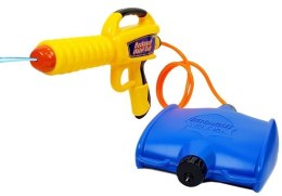 PISTOLET NA WODĘ ZE ZBIORNIKIEM 1080 ML ŻÓŁTO- NIEBIESKI