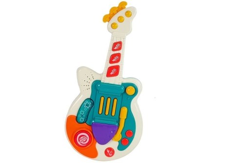 INTERAKTYWNA GITARA PRZYCISKI ŚWIATŁA DŹWIĘK ODGŁOSY ZWIERZĄT DLA DZIECI INTERAKTYWNA GITARA PRZYCISKI ŚWIATŁA DŹWIĘK ODGŁOSY ZWIERZĄT DLA DZIECI
