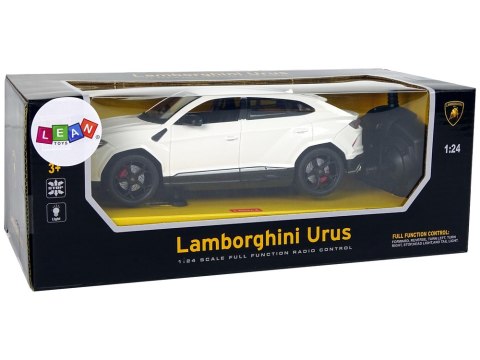 AUTO R/C 1:24 LAMBORGHINI URUS BIAŁY 2.4 G ŚWIATŁA AUTO R/C 1:24 LAMBORGHINI URUS BIAŁY 2.4 G ŚWIATŁA