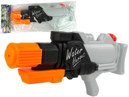 DUŻY PISTOLET NA WODĘ WATER HEROES 1850 ML SZARO-CZARNY