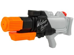 DUŻY PISTOLET NA WODĘ WATER HEROES 1850 ML SZARO-CZARNY