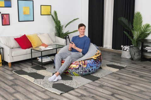 DMUCHANY FOTEL 112 X 112 X 66 CM BESTWAY 75075 DMUCHANY FOTEL 112 X 112 X 66 CM BESTWAY 75075