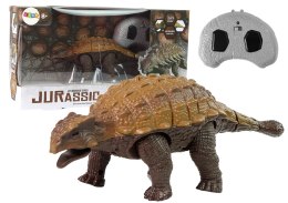 DINOZAUR NA BATERIE ANKYLOSAURUS ZDALNIE STEROWANY DŹWIĘK