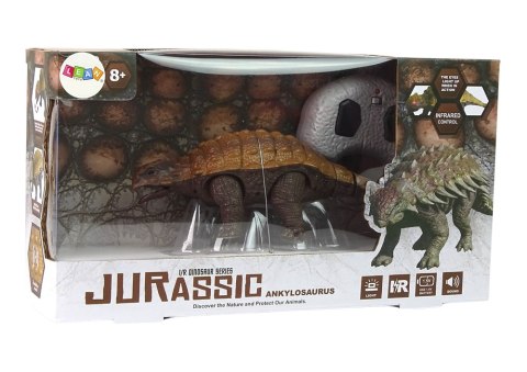 DINOZAUR NA BATERIE ANKYLOSAURUS ZDALNIE STEROWANY DŹWIĘK DINOZAUR NA BATERIE ANKYLOSAURUS ZDALNIE STEROWANY DŹWIĘK