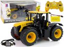 OGROMNY TRAKTOR JCB ZDALNIE STEROWANY R/C LED 1:16