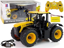 OGROMNY TRAKTOR JCB ZDALNIE STEROWANY R/C LED 1:16