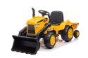 TRAKTOR NA AKUMULATOR Z PRZYCZEPĄ S617 ŻÓŁTY