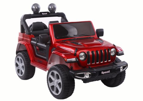 POJAZD NA AKUMULATOR FT-938 CZERWONY LAKIEROWANY 4X4 POJAZD NA AKUMULATOR FT-938 CZERWONY LAKIEROWANY 4X4