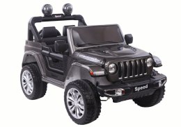 POJAZD NA AKUMULATOR FT-938 SREBRNY LAKIEROWANY 4X4