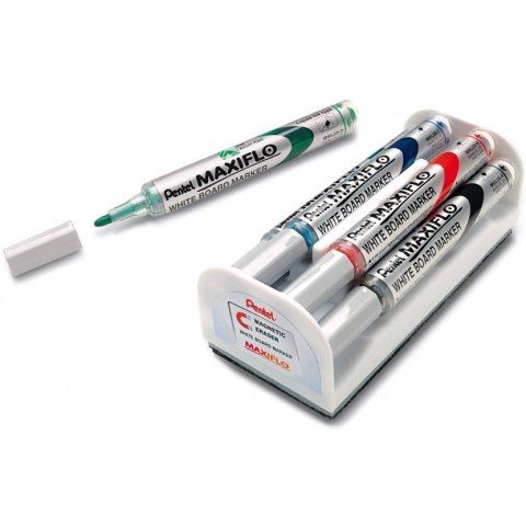 MARKER DO TABLIC PENTEL MAXIFLO KOMPLET 4SZT Z GĄBKĄ MWL5S-4N MARKER DO TABLIC PENTEL MAXIFLO KOMPLET 4SZT Z GĄBKĄ MWL5S-4N