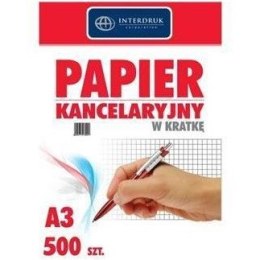 PAPIER KANCELAR.A3 KRATKA(500) INTERDRUK