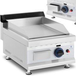 GRILL GAZOWY POJEDYNCZY GŁADKI NASTAWNY NA GAZ ZIEMNY 0,02 BAR 35 X 40 CM 3100 W