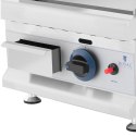 GRILL GAZOWY POJEDYNCZY GŁADKI NASTAWNY NA GAZ ZIEMNY 0,02 BAR 35 X 40 CM 3100 W