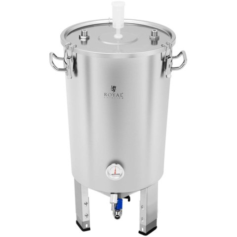 POJEMNIK KOCIOŁ FERMENTACYJNY FERMENTATOR DO PIWA Z CHŁODNICĄ 30L POJEMNIK KOCIOŁ FERMENTACYJNY FERMENTATOR DO PIWA Z CHŁODNICĄ 30L