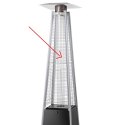 TUBA RURA SZKLANA DO LAMPY GAZOWEJ GRZEJNIKA PIRAMIDA