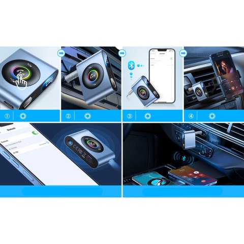 ZESTAW GŁOŚNOMÓWIĄCY DO PORTU AUX MINI JACK 3,5MM BLUETOOTH 5.3 ZESTAW GŁOŚNOMÓWIĄCY DO PORTU AUX MINI JACK 3,5MM BLUETOOTH 5.3