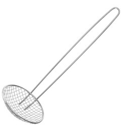CEDZAK SITKO DO SMAŻENIA W GŁĘBOKIM OLEJU ZE STALI NIERDZEWNEJ ŚR. 120 MM - HENDI 640203