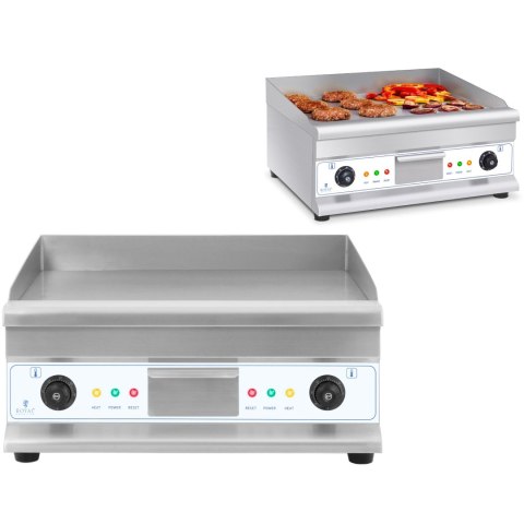 GRILL PŁYTA GRILLOWA ELEKTRYCZNA GŁADKA 300C 60 CM 2 X 3200W GRILL PŁYTA GRILLOWA ELEKTRYCZNA GŁADKA 300C 60 CM 2 X 3200W