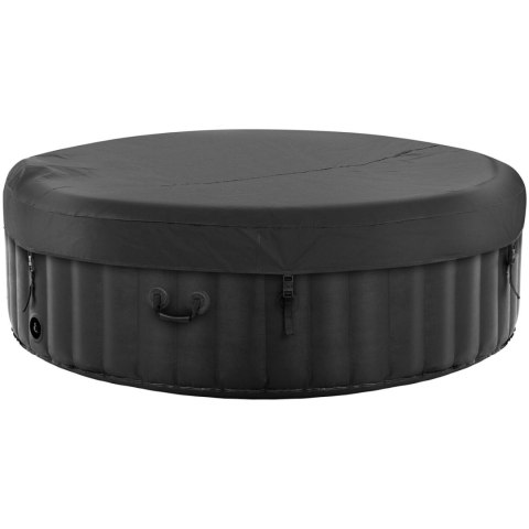 JACUZZI OGRODOWE DMUCHANE Z MASAŻEM 6 OSOBOWE 42C 1000 L CZARNE JACUZZI OGRODOWE DMUCHANE Z MASAŻEM 6 OSOBOWE 42C 1000 L CZARNE