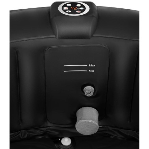 JACUZZI OGRODOWE DMUCHANE Z MASAŻEM 6 OSOBOWE 42C 1000 L CZARNE JACUZZI OGRODOWE DMUCHANE Z MASAŻEM 6 OSOBOWE 42C 1000 L CZARNE