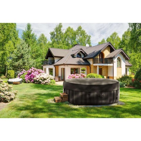 JACUZZI OGRODOWE DMUCHANE Z MASAŻEM 6 OSOBOWE 42C 1000 L CZARNE JACUZZI OGRODOWE DMUCHANE Z MASAŻEM 6 OSOBOWE 42C 1000 L CZARNE