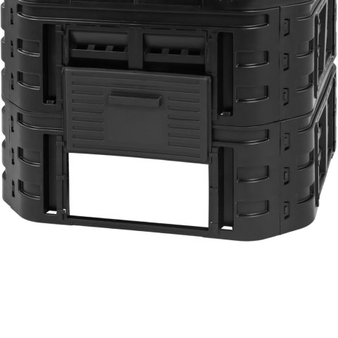 KOMPOSTOWNIK MODUŁOWY DO OGRODU NA ODPADKI ORGANICZNE 90 X 90 X 80 CM 600 L KOMPOSTOWNIK MODUŁOWY DO OGRODU NA ODPADKI ORGANICZNE 90 X 90 X 80 CM 600 L