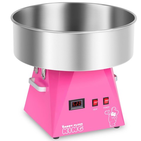 MASZYNA DO WATY CUKROWEJ LED RÓŻOWA 52CM 1030W ROYAL CATERING RCZK-1030-W-R MASZYNA DO WATY CUKROWEJ LED RÓŻOWA 52CM 1030W ROYAL CATERING RCZK-1030-W-R