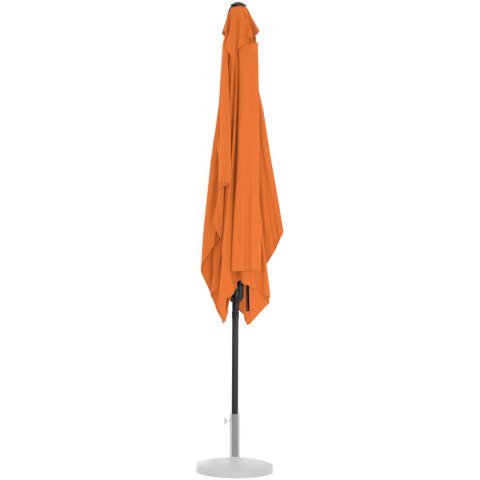 PARASOL OGRODOWY PROSTOKĄTNY UCHYLNY Z KORBKĄ 200 X 300 CM POMARAŃCZOWY PARASOL OGRODOWY PROSTOKĄTNY UCHYLNY Z KORBKĄ 200 X 300 CM POMARAŃCZOWY