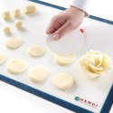 SKROBKA CUKIERNICZA DO CIASTA PÓŁOKRĄGŁA 159X103MM - ZESTAW 6SZT. - HENDI 554159
