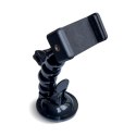 UCHWYT Z PRZYSSAWKĄ DO KAMERY SPORTOWEJ GOPRO DJI INSTA360 SJCAM EKEN + ADAPTER DO SMARTFONA