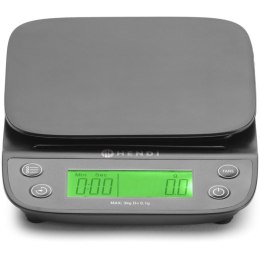WAGA KUCHENNA ELEKTRONICZNA Z TIMEREM 3 000 G / 0.1 G - HENDI 580011