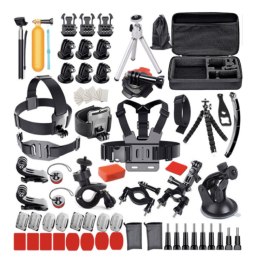 ZESTAW AKCESORIÓW MOCOWANIA DO KAMERY SPORTOWEJ GOPRO DJI INSTA360 SJCAM EKEN 118W1