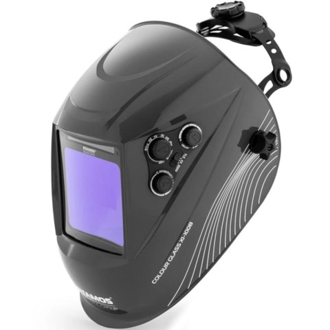 MASKA PRZYŁBICA SPAWALNICZA AUTOMATYCZNA Z KOLOROWYM POLEM COLOUR GLASS XI-100B MASKA PRZYŁBICA SPAWALNICZA AUTOMATYCZNA Z KOLOROWYM POLEM COLOUR GLASS XI-100B