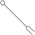 PALENISKO OGRODOWE METALOWE Z POGRZEBACZEM 61 X 61 X 53 CM - BRĄZ