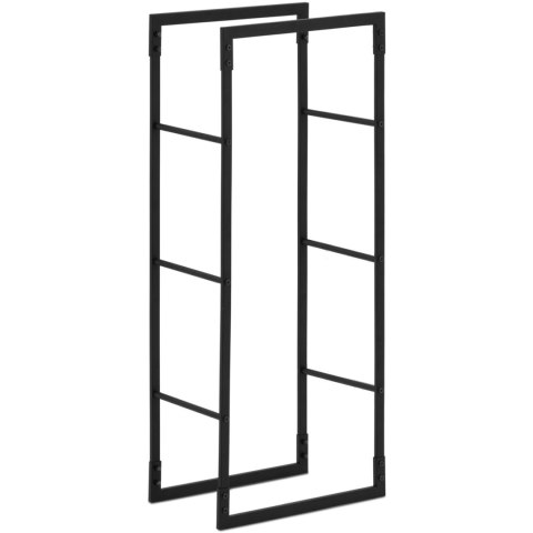 STOJAK NA DREWNO KOMINKOWE METALOWY PROSTOKĄTNY LOFT DO 25 KG 40 X 25 X 100 CM STOJAK NA DREWNO KOMINKOWE METALOWY PROSTOKĄTNY LOFT DO 25 KG 40 X 25 X 100 CM