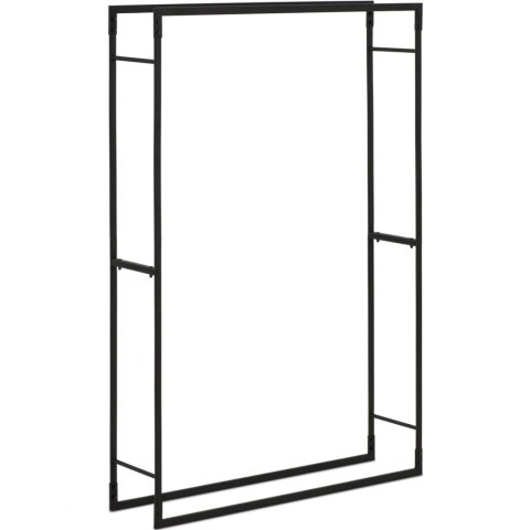 STOJAK NA DREWNO KOMINKOWE METALOWY PROSTOKĄTNY LOFT DO 45 KG 100 X 25 X 150 CM STOJAK NA DREWNO KOMINKOWE METALOWY PROSTOKĄTNY LOFT DO 45 KG 100 X 25 X 150 CM