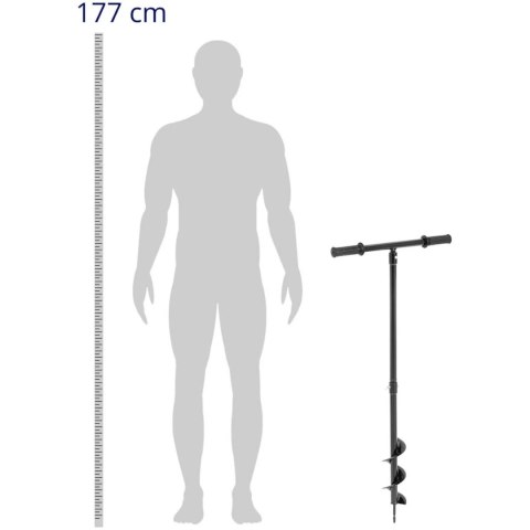WIERTNICA ŚWIDER RĘCZNY DO ZIEMI ŚR. 80 MM DO 150 CM WIERTNICA ŚWIDER RĘCZNY DO ZIEMI ŚR. 80 MM DO 150 CM
