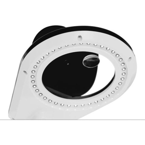 LAMPKA BIURKOWA LED BEZCIENIOWA ZE SZKŁEM POWIĘKSZAJĄCYM 5X/10X I UCHWYTEM NA PŁYTKI PCB LAMPKA BIURKOWA LED BEZCIENIOWA ZE SZKŁEM POWIĘKSZAJĄCYM 5X/10X I UCHWYTEM NA PŁYTKI PCB
