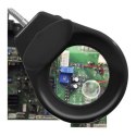LAMPKA BIURKOWA LED BEZCIENIOWA ZE SZKŁEM POWIĘKSZAJĄCYM 5X/10X I UCHWYTEM NA PŁYTKI PCB