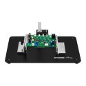 LAMPKA BIURKOWA LED BEZCIENIOWA ZE SZKŁEM POWIĘKSZAJĄCYM 5X/10X I UCHWYTEM NA PŁYTKI PCB