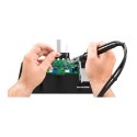 LAMPKA BIURKOWA LED BEZCIENIOWA ZE SZKŁEM POWIĘKSZAJĄCYM 5X/10X I UCHWYTEM NA PŁYTKI PCB