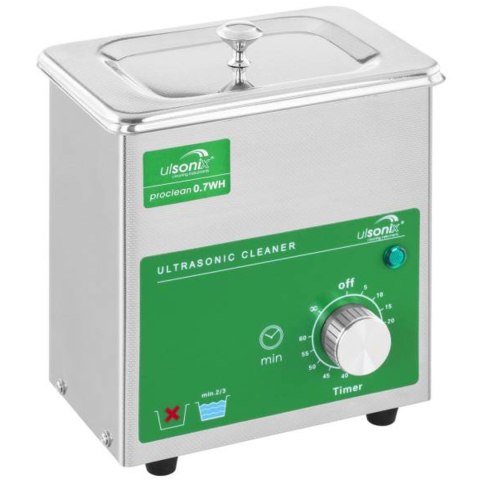 PROFESJONALNA MYJKA OCZYSZCZARKA ULTRADŹWIĘKOWA ULTRASONIC CLEANER PROCLEAN 0.7 WH 0.7L 60W PROFESJONALNA MYJKA OCZYSZCZARKA ULTRADŹWIĘKOWA ULTRASONIC CLEANER PROCLEAN 0.7 WH 0.7L 60W