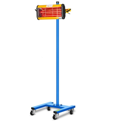 PROMIENNIK CIEPŁA PODCZERWIENI LAKIERNICZNY DO SUSZENIA FARB NA STATYWIE 1100W IR-DRYER1000 PROMIENNIK CIEPŁA PODCZERWIENI LAKIERNICZNY DO SUSZENIA FARB NA STATYWIE 1100W IR-DRYER1000