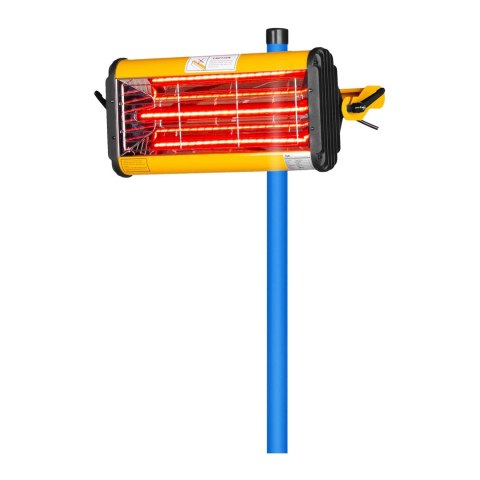 PROMIENNIK CIEPŁA PODCZERWIENI LAKIERNICZNY DO SUSZENIA FARB NA STATYWIE 1100W IR-DRYER1000 PROMIENNIK CIEPŁA PODCZERWIENI LAKIERNICZNY DO SUSZENIA FARB NA STATYWIE 1100W IR-DRYER1000